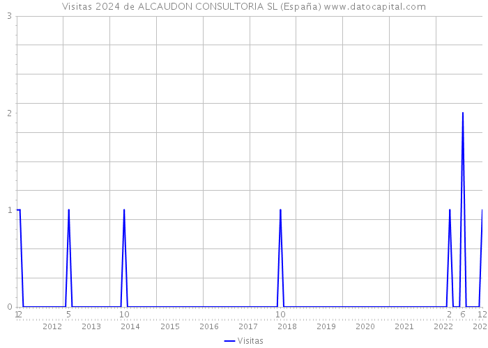 Visitas 2024 de ALCAUDON CONSULTORIA SL (España) 