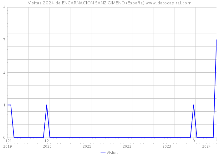 Visitas 2024 de ENCARNACION SANZ GIMENO (España) 