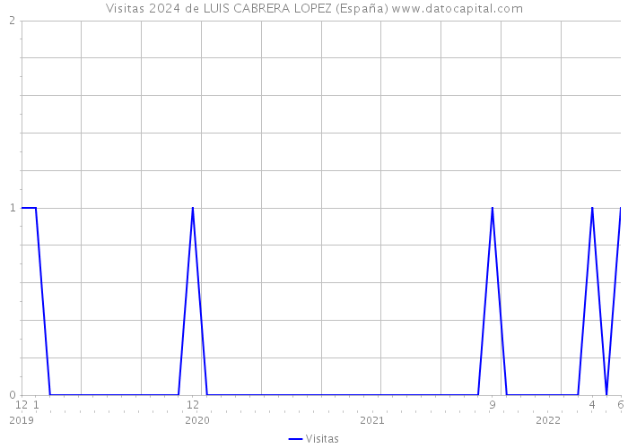 Visitas 2024 de LUIS CABRERA LOPEZ (España) 