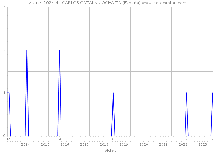 Visitas 2024 de CARLOS CATALAN OCHAITA (España) 