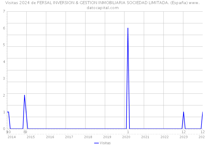Visitas 2024 de FERSAL INVERSION & GESTION INMOBILIARIA SOCIEDAD LIMITADA. (España) 