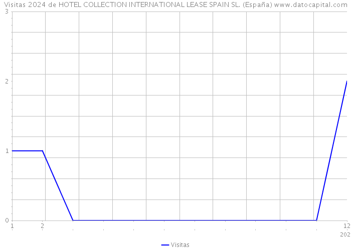 Visitas 2024 de HOTEL COLLECTION INTERNATIONAL LEASE SPAIN SL. (España) 