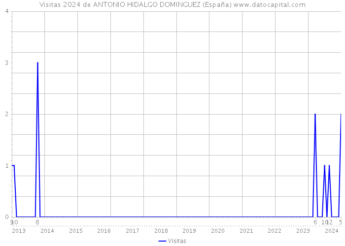 Visitas 2024 de ANTONIO HIDALGO DOMINGUEZ (España) 