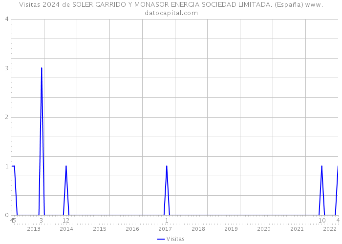 Visitas 2024 de SOLER GARRIDO Y MONASOR ENERGIA SOCIEDAD LIMITADA. (España) 