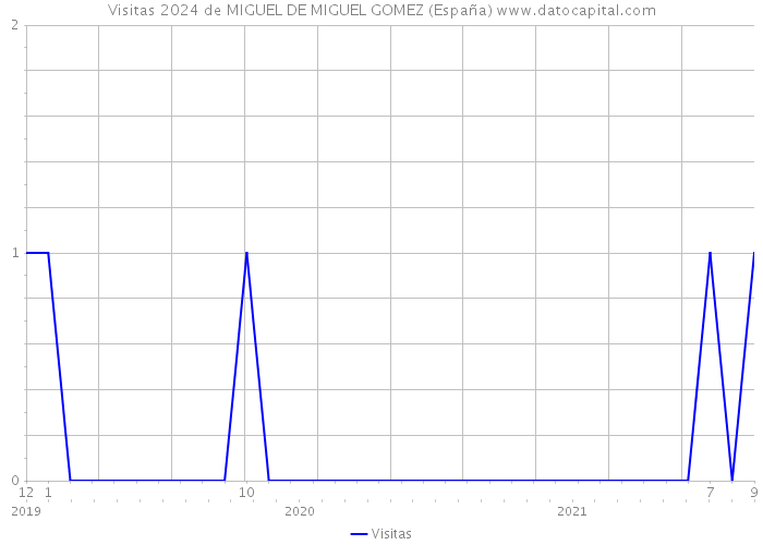 Visitas 2024 de MIGUEL DE MIGUEL GOMEZ (España) 