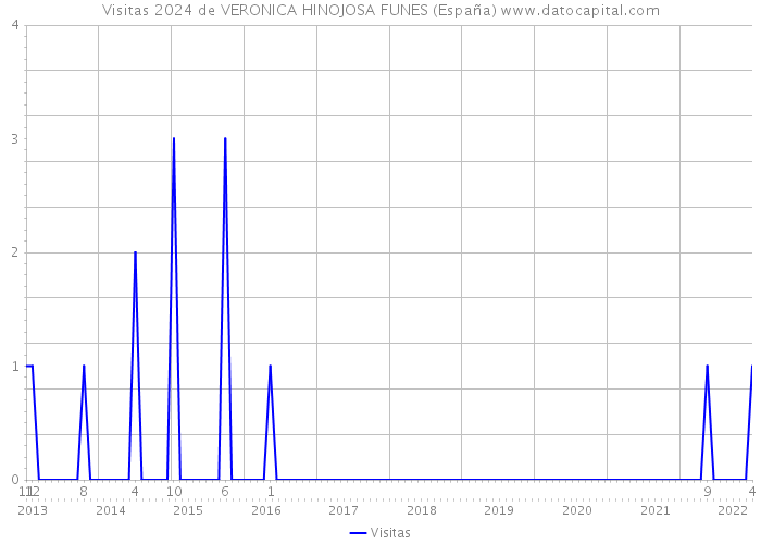 Visitas 2024 de VERONICA HINOJOSA FUNES (España) 