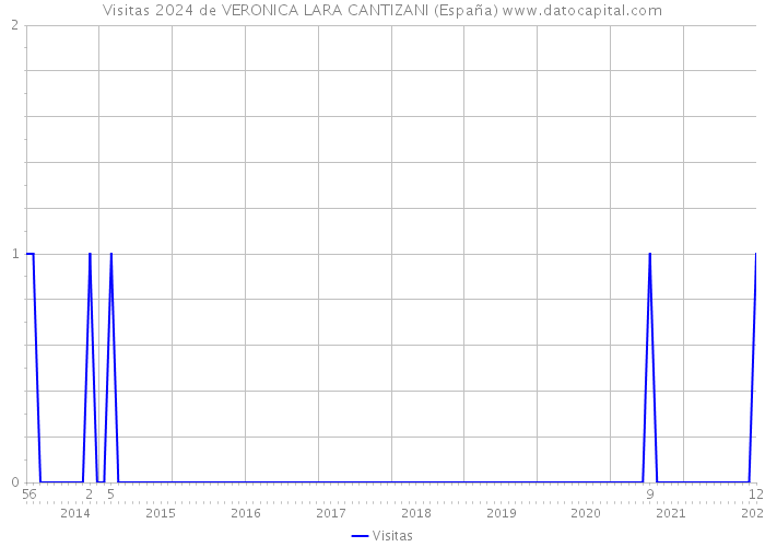 Visitas 2024 de VERONICA LARA CANTIZANI (España) 