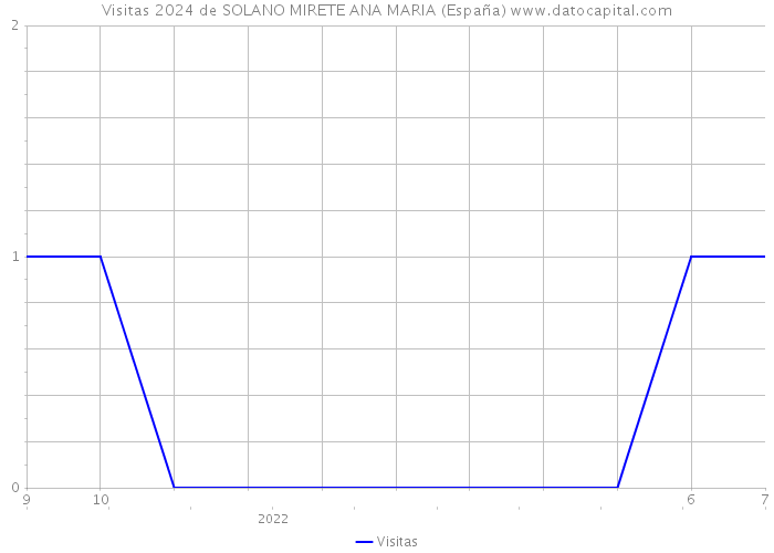 Visitas 2024 de SOLANO MIRETE ANA MARIA (España) 