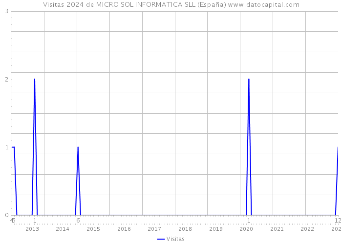 Visitas 2024 de MICRO SOL INFORMATICA SLL (España) 
