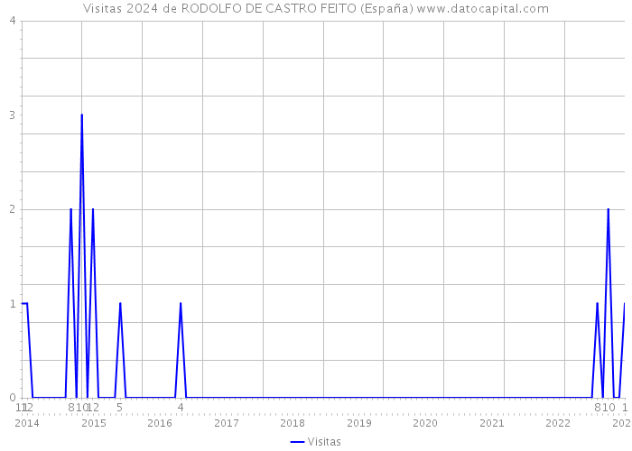 Visitas 2024 de RODOLFO DE CASTRO FEITO (España) 