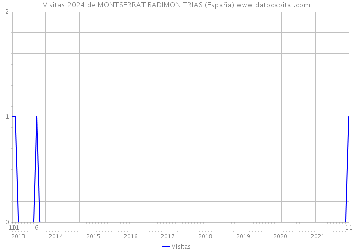 Visitas 2024 de MONTSERRAT BADIMON TRIAS (España) 