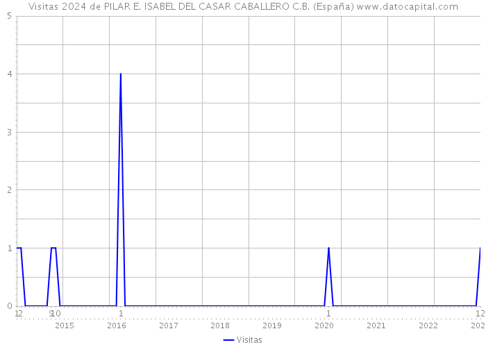 Visitas 2024 de PILAR E. ISABEL DEL CASAR CABALLERO C.B. (España) 