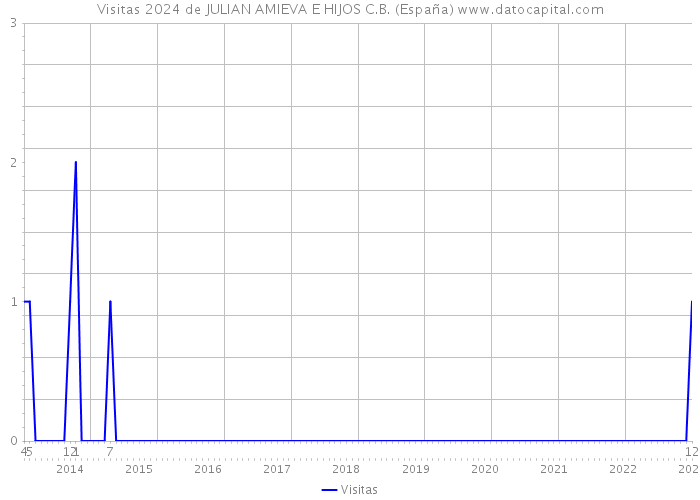 Visitas 2024 de JULIAN AMIEVA E HIJOS C.B. (España) 