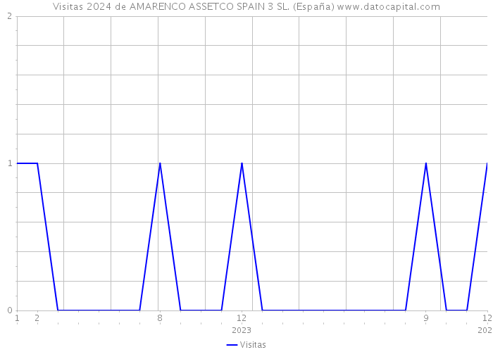 Visitas 2024 de AMARENCO ASSETCO SPAIN 3 SL. (España) 