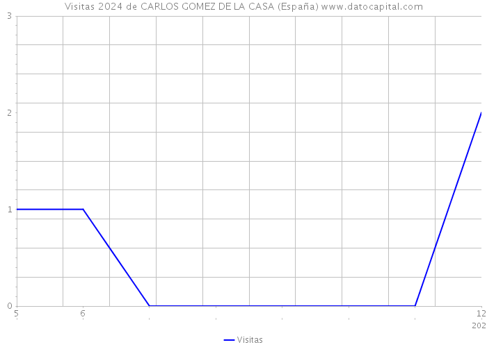 Visitas 2024 de CARLOS GOMEZ DE LA CASA (España) 