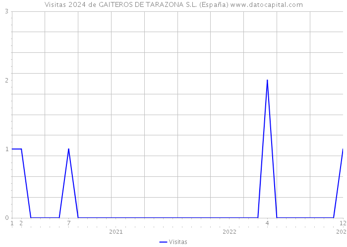 Visitas 2024 de GAITEROS DE TARAZONA S.L. (España) 