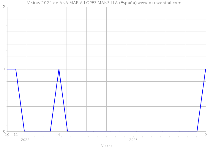 Visitas 2024 de ANA MARIA LOPEZ MANSILLA (España) 
