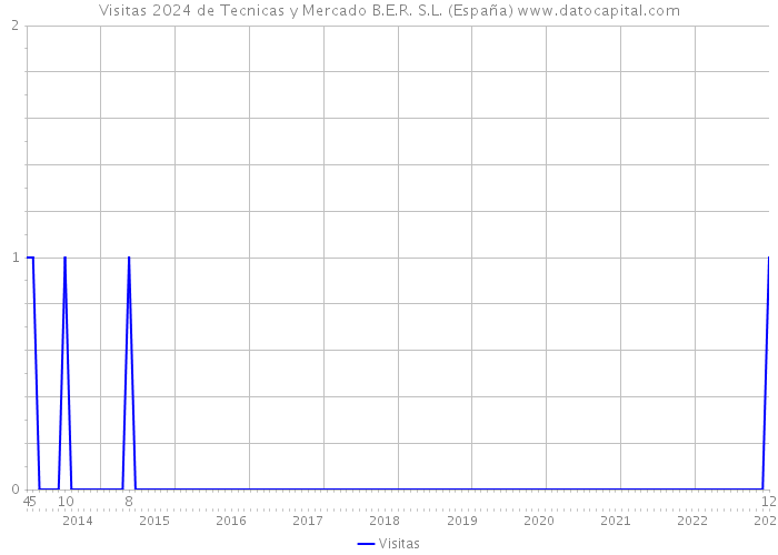 Visitas 2024 de Tecnicas y Mercado B.E.R. S.L. (España) 