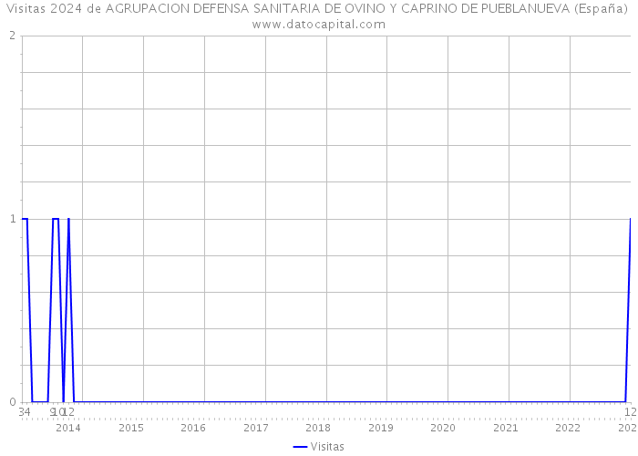 Visitas 2024 de AGRUPACION DEFENSA SANITARIA DE OVINO Y CAPRINO DE PUEBLANUEVA (España) 