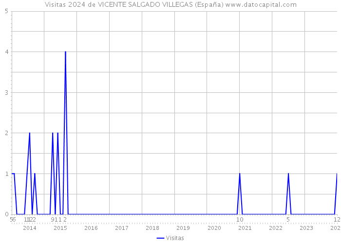 Visitas 2024 de VICENTE SALGADO VILLEGAS (España) 