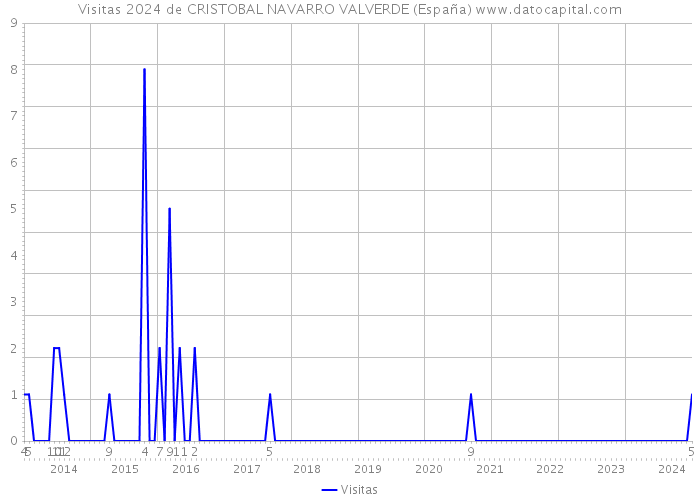 Visitas 2024 de CRISTOBAL NAVARRO VALVERDE (España) 