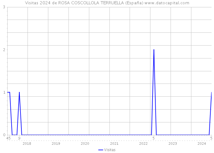 Visitas 2024 de ROSA COSCOLLOLA TERRUELLA (España) 