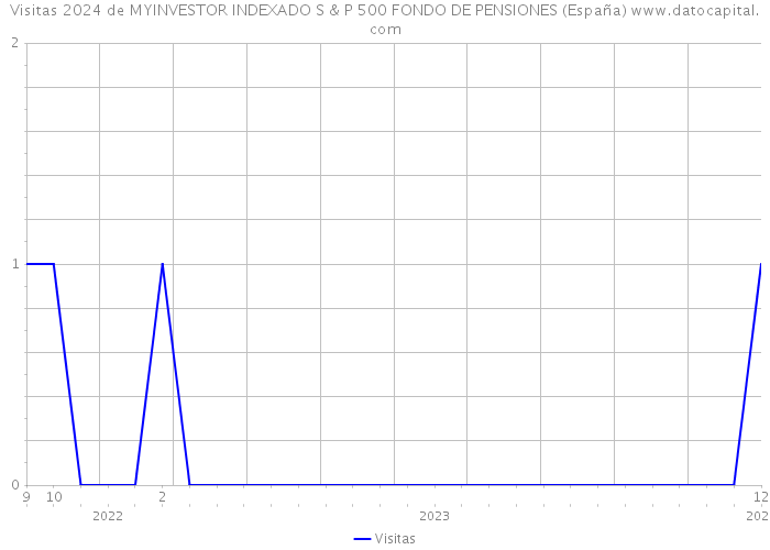 Visitas 2024 de MYINVESTOR INDEXADO S & P 500 FONDO DE PENSIONES (España) 