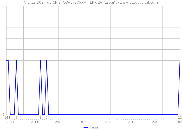 Visitas 2024 de CRISTOBAL IBORRA TERRIZA (España) 