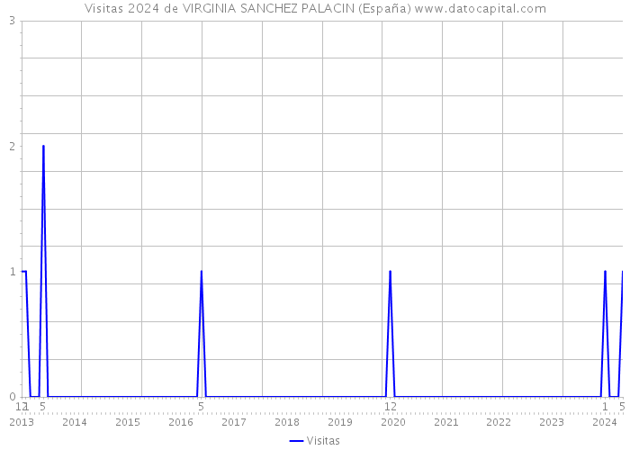 Visitas 2024 de VIRGINIA SANCHEZ PALACIN (España) 