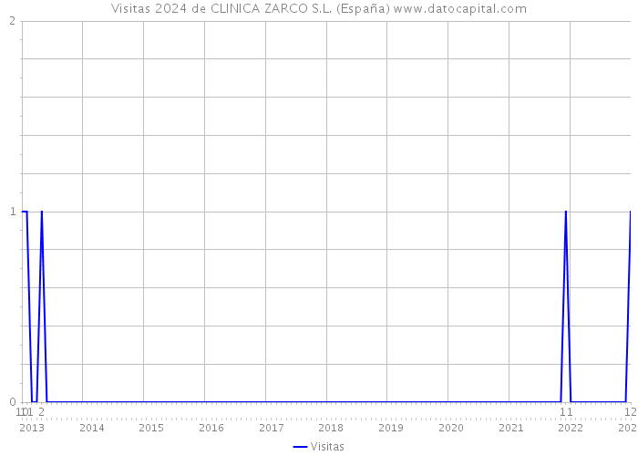 Visitas 2024 de CLINICA ZARCO S.L. (España) 