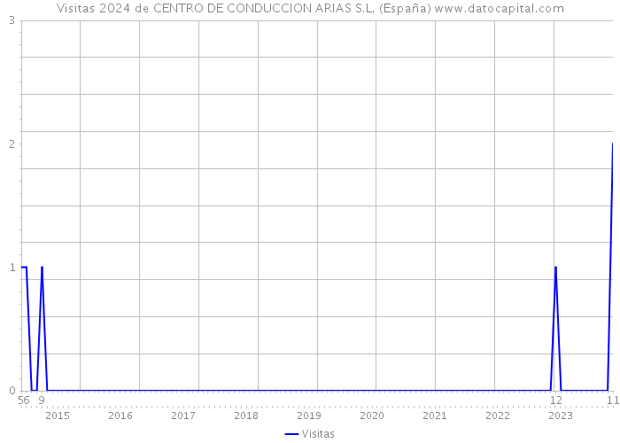 Visitas 2024 de CENTRO DE CONDUCCION ARIAS S.L. (España) 