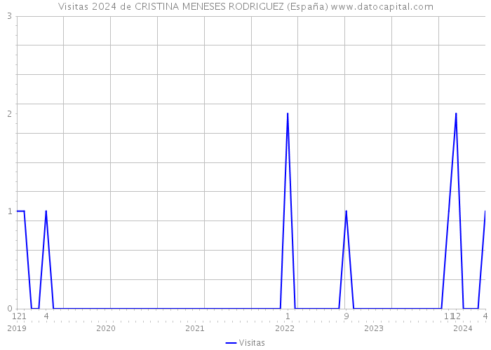 Visitas 2024 de CRISTINA MENESES RODRIGUEZ (España) 