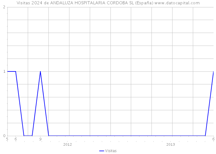 Visitas 2024 de ANDALUZA HOSPITALARIA CORDOBA SL (España) 