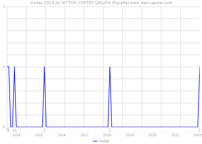 Visitas 2024 de VICTOR CORTES GALLIFA (España) 