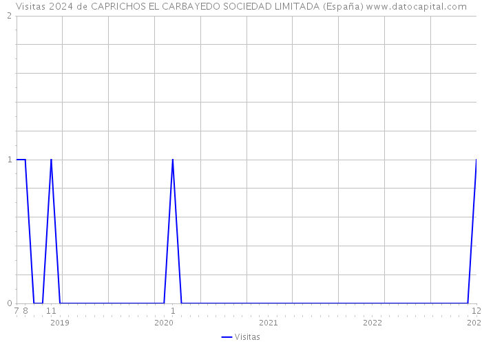 Visitas 2024 de CAPRICHOS EL CARBAYEDO SOCIEDAD LIMITADA (España) 