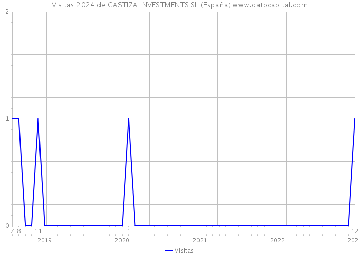 Visitas 2024 de CASTIZA INVESTMENTS SL (España) 