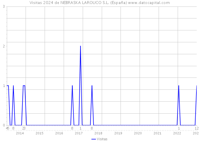 Visitas 2024 de NEBRASKA LAROUCO S.L. (España) 