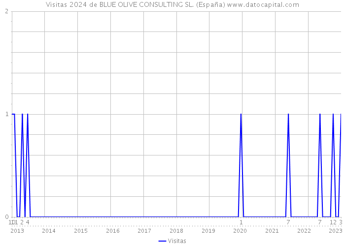 Visitas 2024 de BLUE OLIVE CONSULTING SL. (España) 