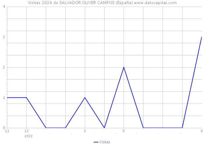 Visitas 2024 de SALVADOR OLIVER CAMPOS (España) 