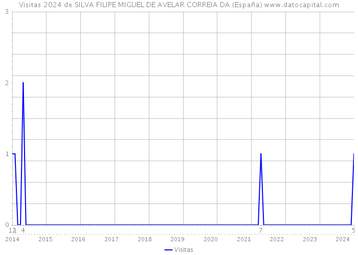 Visitas 2024 de SILVA FILIPE MIGUEL DE AVELAR CORREIA DA (España) 