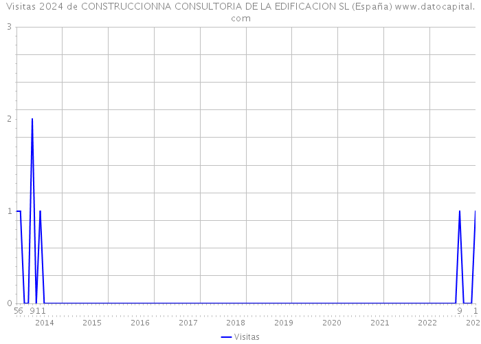 Visitas 2024 de CONSTRUCCIONNA CONSULTORIA DE LA EDIFICACION SL (España) 