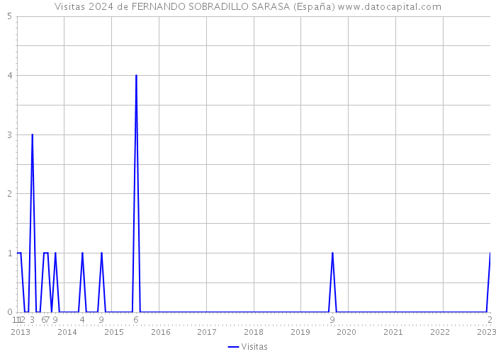Visitas 2024 de FERNANDO SOBRADILLO SARASA (España) 