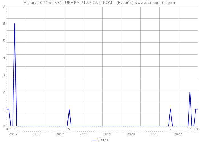 Visitas 2024 de VENTUREIRA PILAR CASTROMIL (España) 