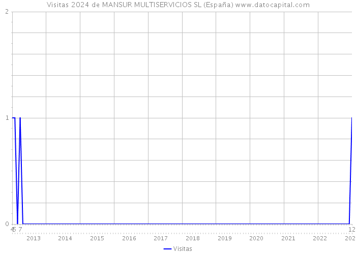 Visitas 2024 de MANSUR MULTISERVICIOS SL (España) 