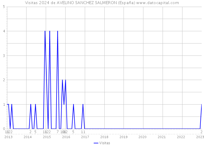 Visitas 2024 de AVELINO SANCHEZ SALMERON (España) 