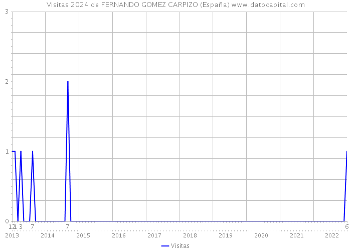 Visitas 2024 de FERNANDO GOMEZ CARPIZO (España) 