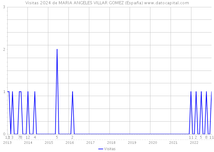 Visitas 2024 de MARIA ANGELES VILLAR GOMEZ (España) 