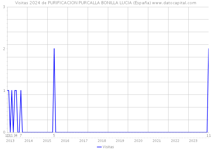 Visitas 2024 de PURIFICACION PURCALLA BONILLA LUCIA (España) 