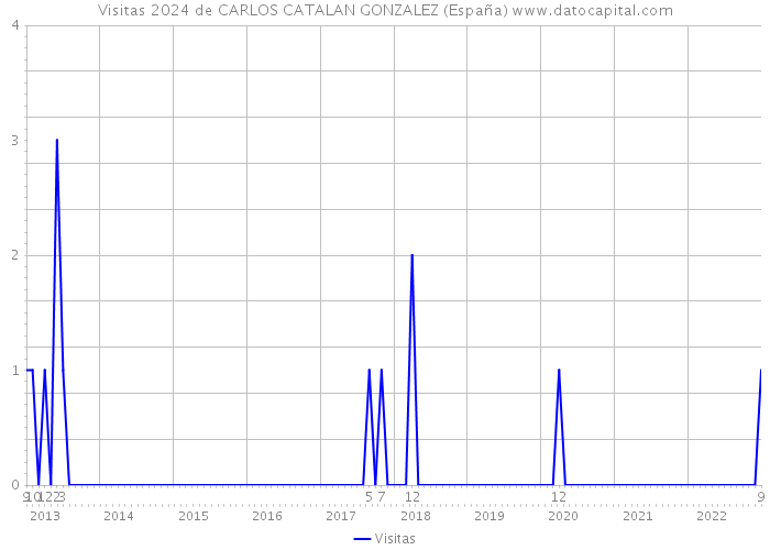 Visitas 2024 de CARLOS CATALAN GONZALEZ (España) 