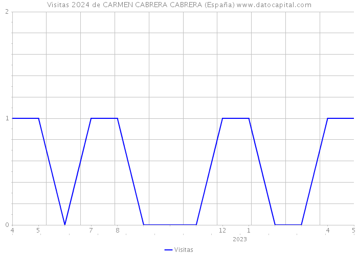 Visitas 2024 de CARMEN CABRERA CABRERA (España) 